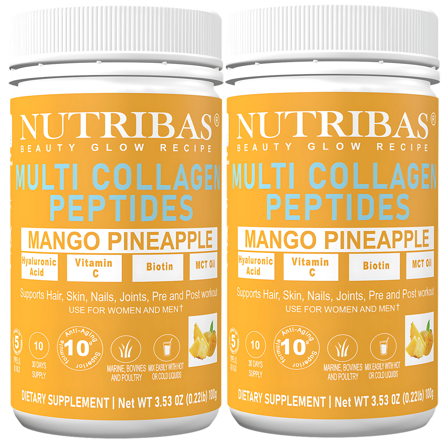 Multi Collagen Peptides, Mango Pineapple
